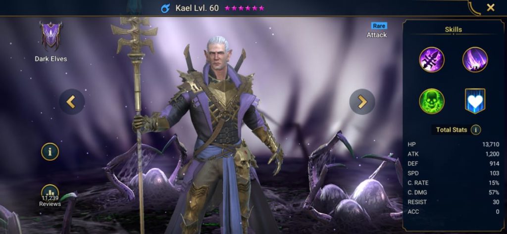 raid shadow legends dual kael build