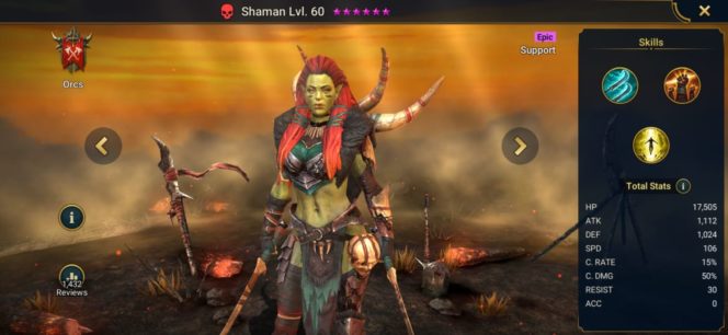 raid shadow legends orc shaman ascend