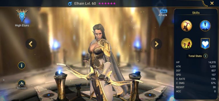 Raid Shadow Legends Elhain Build - Artifacts & Mastery Guide