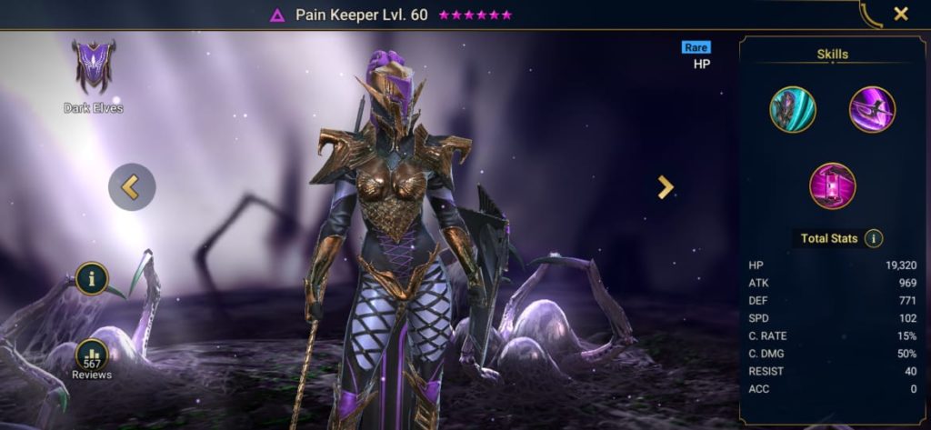 Pain Keeper Build