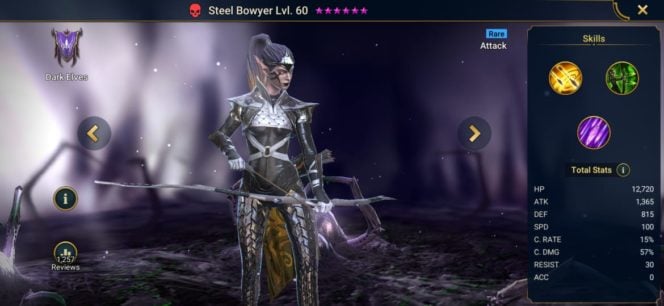 Raid Shadow Legends Steel Bowyer Build – Artifacts & Masteries Guide