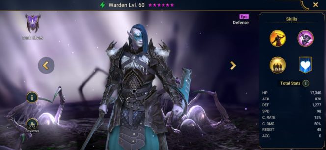 Raid Shadow Legends Warden Build – Artifacts & Masteries Guide